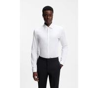 HUGO Chemise Slim en coton stretch - Style King, 50554731 Blanc 40