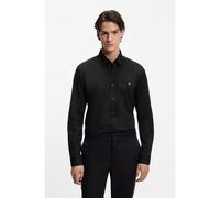 Hugo Ermo 10243670 Long Sleeve Shirt Noir 2XL Homme