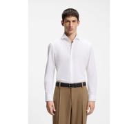 HUGO Chemise Slim Fit en coton à manches très longues - Style C-Jason, 50293691 Blanc 38L