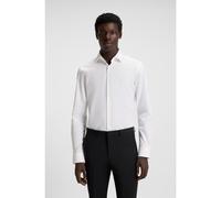 HUGO Chemise Slim Fit en popeline de coton facile à repasser - Style Kenno, 50289499 Blanc 38
