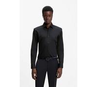 HUGO Chemise Slim Fit en popeline de coton facile à repasser - Style Kenno, 50289499 Noir 46