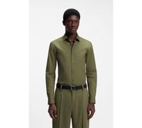 HUGO Chemise Slim Fit en popeline de coton facile à repasser - Style Kenno, 50289499 Olive 46