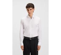 HUGO Chemise Slim Fit en popeline de coton mélangé - Style Kenno, 50484023 Blanc 45