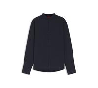 HUGO Chemise Slim Fit en toile de lin - Style Elvory, 50490740 Bleu foncé XL
