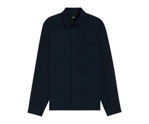 Hugo - Chemise Twill Coupe Décontractée avec Stretch Performance - Homme - Vestes - Bleu - Taille: M