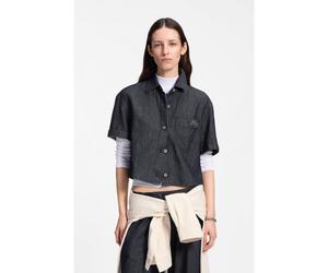 HUGO Chemisier court coupe décontractée en denim léger - Style Erynn_B, 50559135 Bleu foncé 46