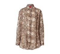 HUGO Chemisier crème / umbra / brun foncé, Taille M