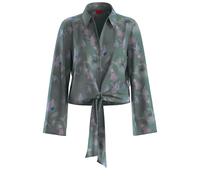 HUGO Chemisier 'Errika' vert foncé / mélange de couleurs, Taille XS