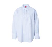 HUGO Chemisier 'Eustyna' bleu clair / blanc, Taille S