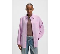 HUGO Chemisier Oversize en popeline de coton - Style Emista_B, 50542970 Rose clair 34