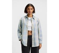 HUGO Chemisier Oversize en twill de coton à motif prince-de-galles - Style Ecristy_B, 50542973 Fantaisie 36