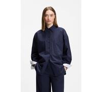 Hugo Extra 10279697 Long Sleeve Blouse Bleu 40 Femme
