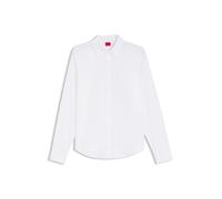 HUGO Chemisier Regular en popeline de coton - Style The Essential Shirt, 50552832 Blanc 38