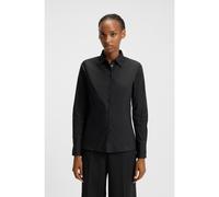 HUGO Chemisier Slim Fit en popeline facile à repasser - Style The Fitted Shirt, 50416895 Noir 40