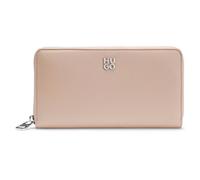 HUGO Portefeuille en similicuir à fermeture éclair circulaire et logo revisité - Style Chris 2.0_Zip Around, 50547912 Beige pcs.