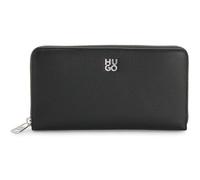 HUGO Porte-monnaies 'Chris 2.0' noir / argent, Taille One Size