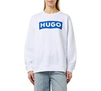 HUGO Classic Crew_B Jersey, White100, L Women