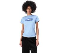 Hugo Classic Tee_b T-Shirt, Bleu Clair/Bleu Pastel, S Femmes