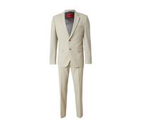 HUGO Costume deux pièces Extra Slim en popeline de laine mélangée - Style Arti-Hesten253X, 50553786 Beige 52