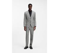 HUGO Costume deux pièces à coupe moderne en tissu peau de requin - Style Kris/Teagan231X, 50559641 Gris sombre 54