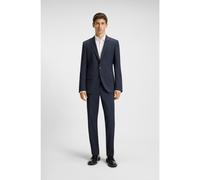 HUGO Costume deux pièces Slim en laine à micro motif - Style Henry/Getlin232X, 50557534 Bleu 44