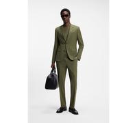 HUGO Costume deux pièces Slim en laine mélangée stretch - Style Henry-Getlin253X, 50567894 Olive 94