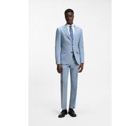 HUGO Costume deux pièces Slim Fit en coton et lin - Style Henry-Getlin253X, 50568122 bleu clair 50