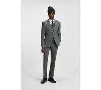 HUGO Costume Slim trois pièces en twill stretch performant à motif pied-de-poule - Style Henry-Getlin253V1X, 50544664 Vert 56