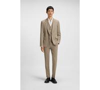 HUGO Costume trois pièces Extra Slim à micro structure - Style Arti/Hesten242V1X, 50538332 Brun chiné 54