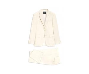Hugo - Costume Vaste Laine/Lin - Homme - Costumes - Beige - Taille: M