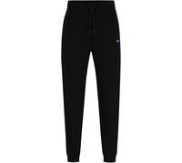 HUGO Bas de survêtement en molleton de coton avec patch logoté imprimé - Style Napin, 50522372 Noir XXL