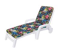 HOBBYGARDEN Hugo-Coussin-Salon de Jardin Exterieur-Coussin Chaise-Coussin de Chaise- transat-Bain de Soleil-Chaise Longue- Chaise Longue Pliante-Coussin Long-Coussin Exterieur Impermeable-Jardin