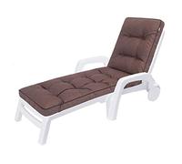HOBBYGARDEN Hugo-Coussin-Salon de Jardin Exterieur-Coussin Chaise-Coussin de Chaise- transat-Bain de Soleil-Chaise Longue- Chaise Longue Pliante-Coussin Long-Coussin Exterieur Impermeable-Jardin