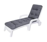 HOBBYGARDEN Hugo-Coussin-Salon de Jardin Exterieur-Coussin Chaise-Coussin de Chaise- transat-Bain de Soleil-Chaise Longue- Chaise Longue Pliante-Coussin Long-Coussin Exterieur Impermeable-Jardin