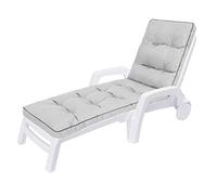 HOBBYGARDEN Hugo-Coussin-Salon de Jardin Exterieur-Coussin Chaise-Coussin de Chaise- transat-Bain de Soleil-Chaise Longue- Chaise Longue Pliante-Coussin Long-Coussin Exterieur Impermeable-Jardin