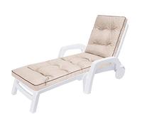 HOBBYGARDEN Hugo-Coussin-Salon de Jardin Exterieur-Coussin Chaise-Coussin de Chaise- transat-Bain de Soleil-Chaise Longue- Chaise Longue Pliante-Coussin Long-Coussin Exterieur Impermeable-Jardin
