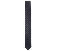 HUGO Cravate en soie à motif jacquard tissé - Style Tie cm 6, 50567034 Bleu foncé pcs.