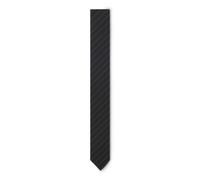 HUGO Cravate à rayures en diagonale - Style Tie cm 6, 50557829 Noir pcs.