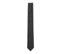 HUGO Cravate en soie à motif jacquard tissé - Style Tie cm 6, 50567059 Noir pcs.