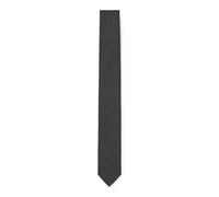 HUGO Cravate en soie mélangée tissée en jacquard à motif à pois - Style Tie cm 6, 50572379 Noir pcs.