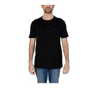 Hugo - Crew Neck Short Sleeve Tee - Homme - Tops - Noir - Taille: M