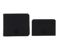 HUGO Cuir Porte-Monnaie Porte-Cartes 4cc & Card Stack. Black Noir