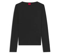 Hugo Dasiia 10272999 Red Long Sleeve T-shirt Noir M Femme