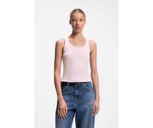 HUGO Débardeur Extra Slim avec logo imprimé en relief - Style Damatank_B_1, 50572293 Rose clair XL