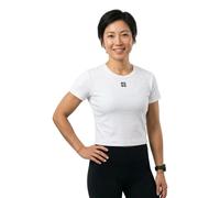 Hugo Delanor 10258222 Red Short Sleeve T-shirt Blanc M Femme