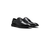 HUGO Derbies en cuir lisse avec logo en relief - Style Gryff_Derb_lt, 50529049 Noir 41