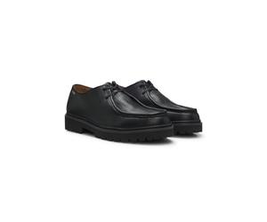 HUGO Derbies esprit mocassin en peau grainée - Style Draven_derb_tblt, 50568838 Noir 45