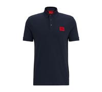 Polo Homme HUGO - Slim - Bleu - Manches Courtes - Col Polo XL