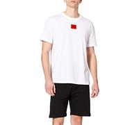 HUGO T-Shirt 'Diragolino212' rouge clair / noir / blanc, Taille S