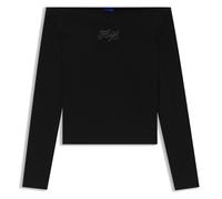 HUGO Dolder_b Haut en Jersey, Noir 001, XS Femmes